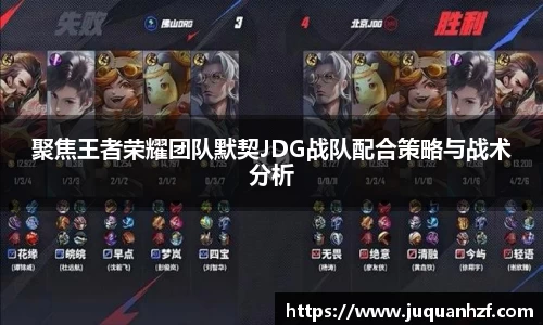 聚焦王者荣耀团队默契JDG战队配合策略与战术分析